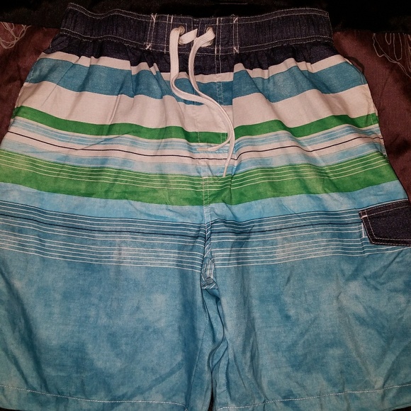 Sonoma Other - MEN'S STRIPED BOARD SHORTS